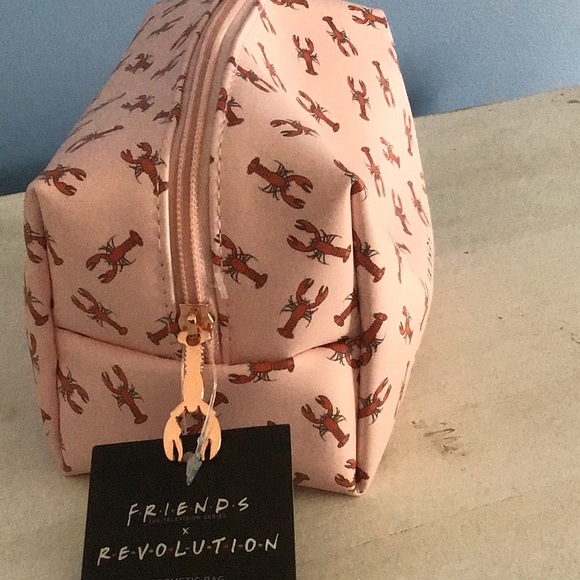 Friends Lobster makeup case pink new with tags - Picture 2 of 2